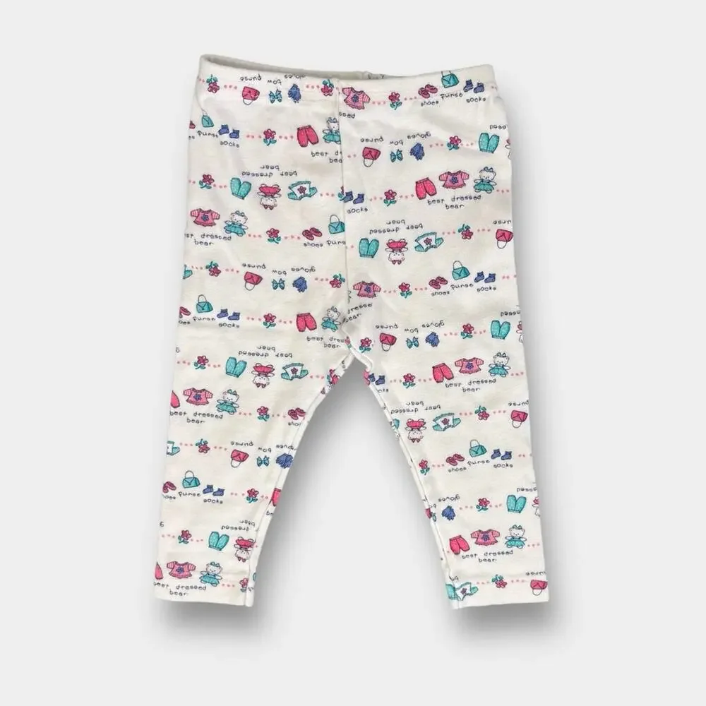 Vintage OshKosh B'gosh Best Dressed Bear Leggings 24 Months USA